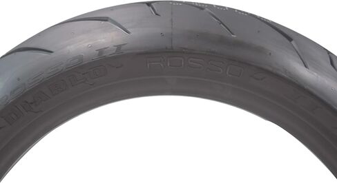 Pirelli Diablo Rosso II 120/70 ZR 17 M/C (58W) TL (K) Front & 180/55 ZR 17 M/C (73W) TL Rear Motorcycle Tire- Sport Performance Road Use Tire Set with Keychain in Saudi Arabia