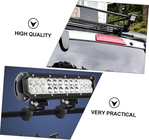 Imikeya 1SET CAR SPOTIGHT HOLDER BRACKET for LED LID Light Bar Bar Bar Clamp لاستخدام الطريق على الطرق in Saudi Arabia
