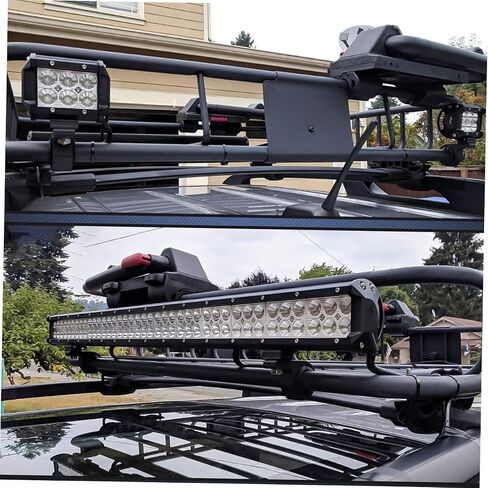 Imikeya 1SET CAR SPOTIGHT HOLDER BRACKET for LED LID Light Bar Bar Bar Clamp لاستخدام الطريق على الطرق in Saudi Arabia
