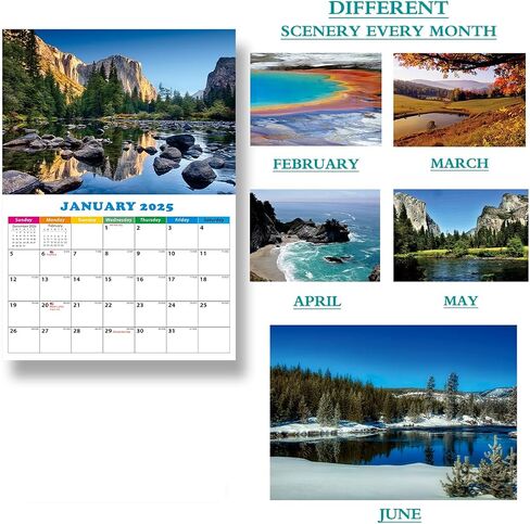 24" x 36" 2025 Wall Calendar, Folded Wet & Dry Erase Wall Calendar 12 Month, Annual Yearly Planner Yearly Laminated Calendar 2025 Horizontal/Vertical, with Julian Dates in Saudi Arabia