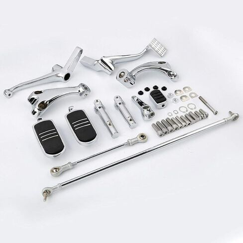 TCMT Forward Controls Pegs Levers Linkage Fits For Harley Sportster XL1200 XL 883 Forty-Eight Roadster Nightster Superlow Iron 883 2004-2013 in Kuwait