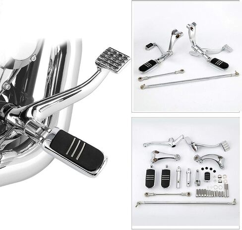 TCMT Forward Controls Pegs Levers Linkage Fits For Harley Sportster XL1200 XL 883 Forty-Eight Roadster Nightster Superlow Iron 883 2004-2013 in Kuwait