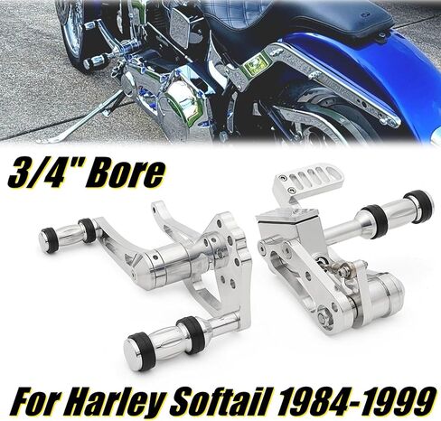 TOFR 3/4" Bore Master Cylinder Forward Controls for Harley Softail 1984-1999 Fat Boy FLSTF Heritage FLST Softail Custom FXSTC Bad Boy FXSTSB Softail Standard FXST for Big Twin Shovelhead in Saudi Arabia