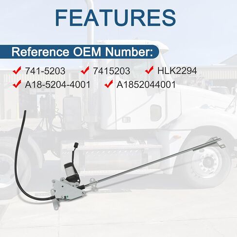 منظم نوافذ الطاقة مع محرك متوافق مع Freightliner Argosy 1999-2011 Century Class 2003-2011 Columbia Coronado 2005-2010 جانب السائق الأيسر الأمامي in Kuwait