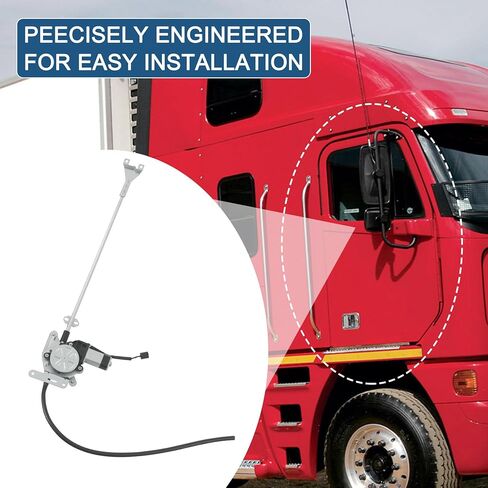 منظم نوافذ الطاقة مع محرك متوافق مع Freightliner Argosy 1999-2011 Century Class 2003-2011 Columbia Coronado 2005-2010 جانب السائق الأيسر الأمامي in Kuwait