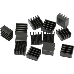 50pcs/5pcs 8.8 * 8.8 * 5mm Dinkink Clasiator التبريد الألمنيوم 8.8x8.8x5 in Saudi Arabia