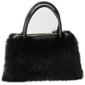 Gegefur Women's Faux Fur Fur حقائب اليد Furry Fluffy Satchel للنساء ، أمي ، صديق ، وصيفات الشرف in Kuwait