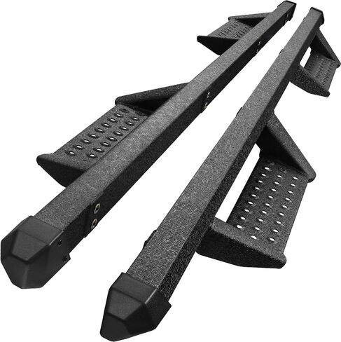 Running Boards Side Steps Compatible with 2009-2018 Dodge Ram 1500 Quad Cab, 2010-2024 Ram 2500 3500 Quab Cab (Incl.2019-2024 Classic). 73 Inch Carbon Steel Step Bars. in Saudi Arabia