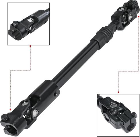 Lower Steering Shaft with U Joint Fit For 1984-1994 Jeep Cherokee, Fit For 1986-1992 Comanche, Fit For 1984-1990 Wagoneer, Replacement# 4713943 425-284 in Kuwait
