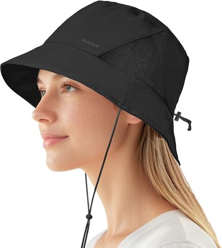 Sukeen Women's Lightweight Adjustable Bucket Hat for Summer Outdoor Use,Breathable & Soft Sun Hat UV Protection and Quick-Dry in Saudi Arabia