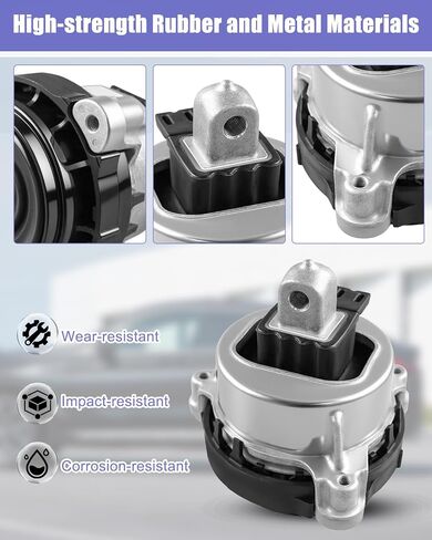 Left & Right Engine Motor Mount Fits for BMW 530Li X3 X4 X5 xDrive25i xDrive30i Replace 22116860495 22116860496 in Saudi Arabia