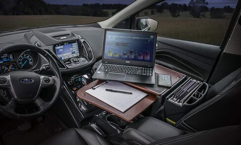 AutoExec AE-GMCD-21M GripMaster Car Desk for Your Vehicle Workstation and Mobile Office, Mahogany in Saudi Arabia