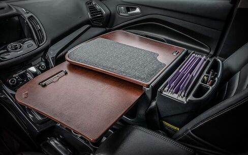 AutoExec AE-GMCD-21M GripMaster Car Desk for Your Vehicle Workstation and Mobile Office, Mahogany in Saudi Arabia