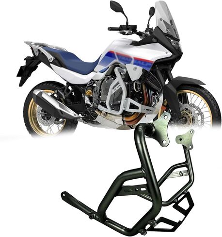 for XL750 TRANSALP XL 750 Transalp 2023 2024 Accessories Motorcycle Bumper Anti-Collision Bar Engine Guard Guard Frame Bumper Engine Protector (Lower Bumper Black) in Kuwait
