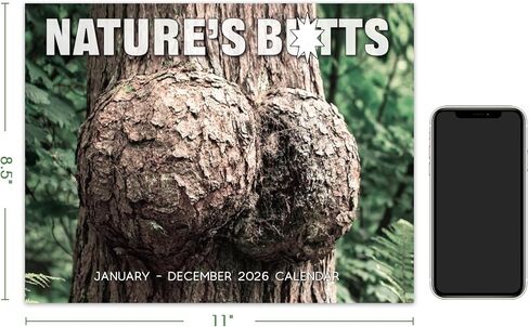 هدايا الكمامة - تقويم حائط 2025، بأعقاب طبيعة الفيلة البيضاء، تقويم 2025 بورق سميك، 8.5 بوصة × 11 بوصة، يناير 2025 - ديسمبر 2025، 12 مخطط تقويم شهري، تقويم حائط 2025، تقويم مضحك للعائلة والأصدقاء in Kuwait