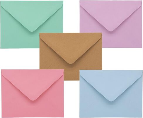 Pukka Pad, Carpe Diem Gummed Envelopes for Greeting Cards and Invitations - Pack of 25 Fresh White Envelopes - A7, 5.25 x 7.25 in in Saudi Arabia