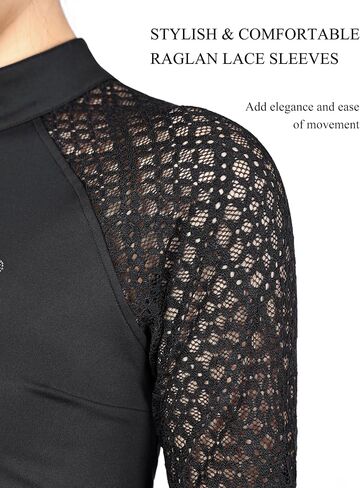 Lace Long Sleeve Horse Riding Shirt Horseback Riding Shirts for Women Perfect Breathable Comfortable Rider Top in Saudi Arabia