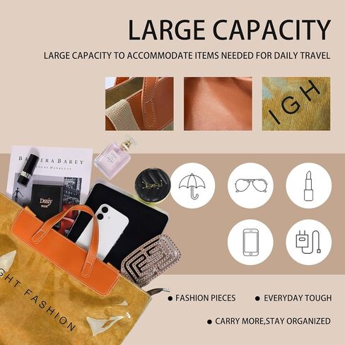 كبيرة PVC حقيبة حقيبة المرأة رسائل طباعة ورقة كرافت تحمل جميع حقيبة أعلى مقبض بولي in Kuwait