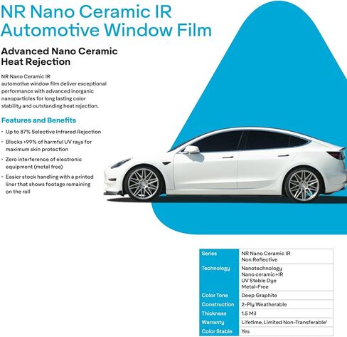 نافذة الصبغة ل Tesla Cybertruck 2024-2025 ، VLT Nano Ceramic IR Movie Clants 99 ٪ ضار الأشعة فوق البنفسجية ، يرفض 50 ٪ من الحرارة ، مجموعة مسبقة للشاحنة الإلكترونية (الظلام 20 ٪ ، الأبواب الأمامية) in Kuwait