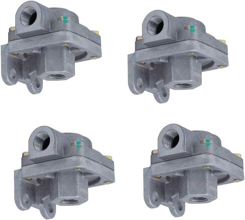 MyTee Products 4 Pack QR-1 Quick Release Valve ، 3/8 NPT Supply and Delivery Ports استبدل 229859 ، Freightliner M2 106 (2012) ، Bendix 229859NP in Kuwait