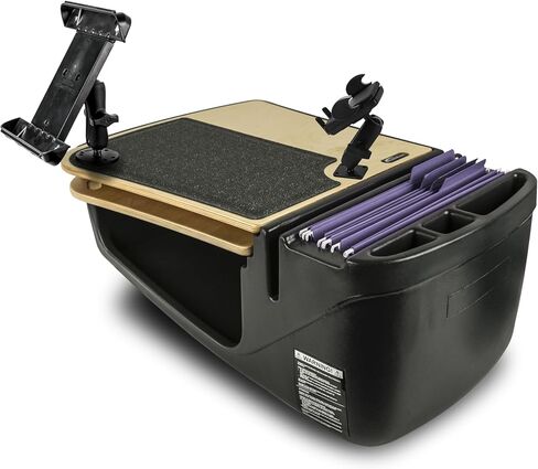 AutoExec AE-GMCD-21M GripMaster Car Desk for Your Vehicle Workstation and Mobile Office, Mahogany in Saudi Arabia