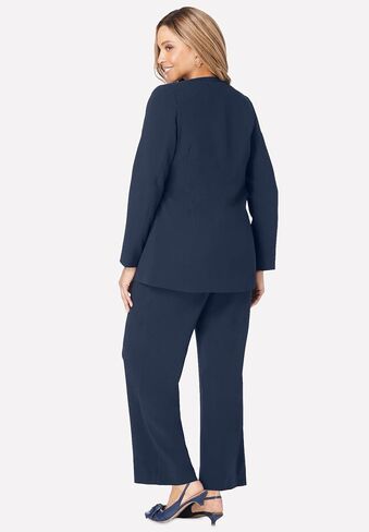 Jessica London Women's Plus Size 2-Piece Faux Wrap Pantsuit in Kuwait