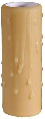 B&P Lamp® 6" Ht., Gold Poly Candle Cover, Candelabra Base in Kuwait