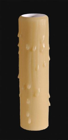 B&P Lamp® 6" Ht., Gold Poly Candle Cover, Candelabra Base in Kuwait