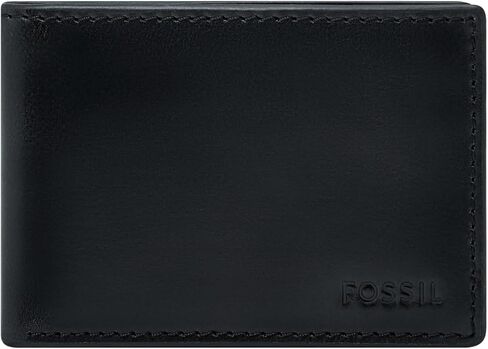 Fossil Men's Westover Front Pocket Wallet, Black in Saudi Arabia