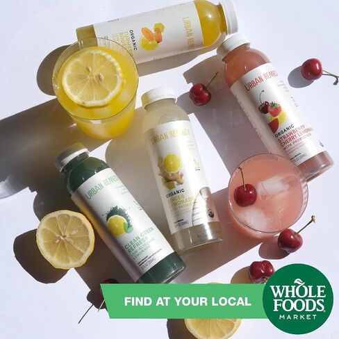 Urban Remedy Clean Green Refresh Lemonade – Low-Glycemic Detox Drink with Chlorophyll, Monk Fruit & Lemon Juice for Clarity and Hydration. Vegan, Non-GMO, 12 fl oz in Saudi Arabia
