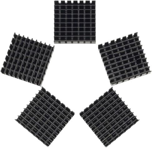 10pcs/1pc 35 * 35 * 10mm thathink برودة المبرد تبريد مروحة التبريد الزعنفة الألومنيوم من أجل وحدة الترانزستور IC LED PBC 35x35x10mm in Saudi Arabia