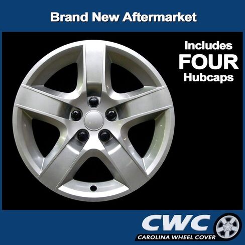 Premium Replica Hubcap Set, Replacement for Chevrolet Malibu 2008-2012, 17-inch Wheel Covers (4 Pieces) in Saudi Arabia