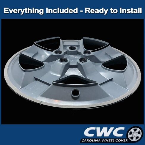 Premium Replica Hubcap Set, Replacement for Chevrolet Malibu 2008-2012, 17-inch Wheel Covers (4 Pieces) in Saudi Arabia
