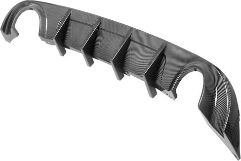 FREEMOTOR802 Rear Diffuser, Compatible with 2015-2018 Dodge Charger Base & 2019-2023 Dodge Charger SXT Trim, Gloss Black PP Rear Bumper Molding Lower Lip Splitter Spoiler Underbody Styling Kit in Kuwait