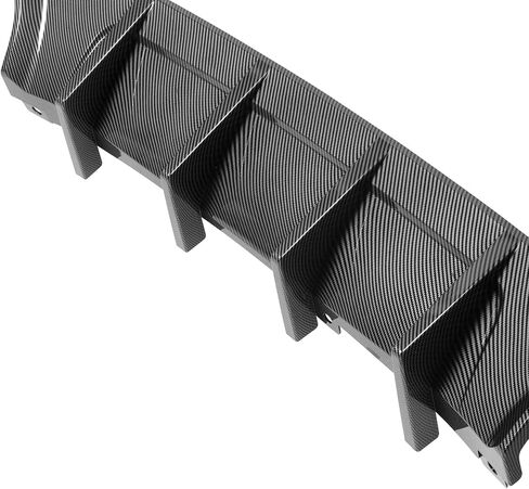 FREEMOTOR802 Rear Diffuser, Compatible with 2015-2018 Dodge Charger Base & 2019-2023 Dodge Charger SXT Trim, Gloss Black PP Rear Bumper Molding Lower Lip Splitter Spoiler Underbody Styling Kit in Kuwait