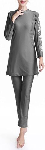 2 Piece Abaya for Women Muslim Long Sleeve Hoodies and Pants Set Yoga Workout Swimsuits Dubai Islamic Muslim Clothes in Saudi Arabia