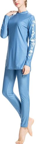 2 Piece Abaya for Women Muslim Long Sleeve Hoodies and Pants Set Yoga Workout Swimsuits Dubai Islamic Muslim Clothes in Saudi Arabia