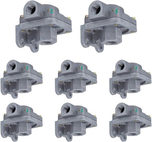 MyTee Products 4 Pack QR-1 Quick Release Valve ، 3/8 NPT Supply and Delivery Ports استبدل 229859 ، Freightliner M2 106 (2012) ، Bendix 229859NP in Kuwait