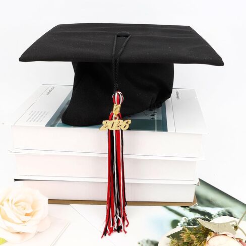 2026 Tassel Graduation, Black Graduation Tassel, 2026 Graduations Cap Tassels, Gradutate Cap Tassels with 2026 Year Gold Charms for Grad Cap Hat Accessories Ceremonies Memorial Graduations Decorations in Saudi Arabia