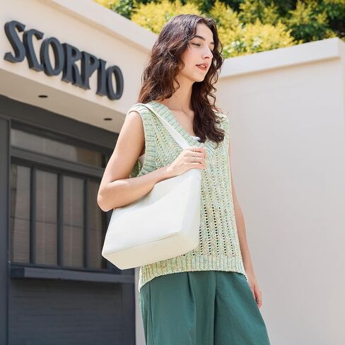 befen Genuine Leather Hobo Bags Purses for Women, Women's Shoulder bag Handbags Crossbody Bag with 2 Shoulder Straps in Kuwait