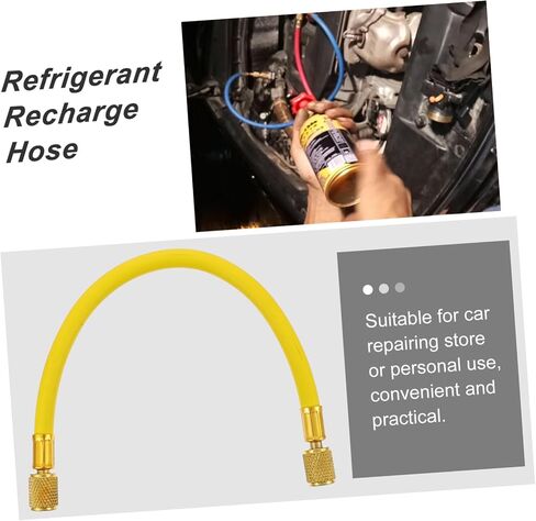 Happyyami Portable Recharge Hose Kit للسيارة تصميم مقاوم للمفصل عالي الأداء لملء المركبات in Saudi Arabia
