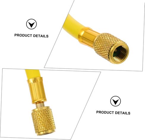 Happyyami Portable Recharge Hose Kit للسيارة تصميم مقاوم للمفصل عالي الأداء لملء المركبات in Saudi Arabia