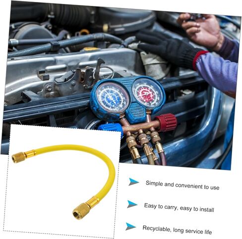 Happyyami Portable Recharge Hose Kit للسيارة تصميم مقاوم للمفصل عالي الأداء لملء المركبات in Saudi Arabia