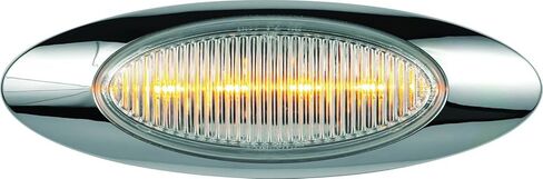 Optronics 00212336P Light with Clear Lens 6.5" Sealed LED Marker/Clearance Light Kit, Amber in Saudi Arabia