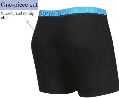 TAPUU Mens Underwear Ice Silk Seamless Boxer Briefs in Kuwait