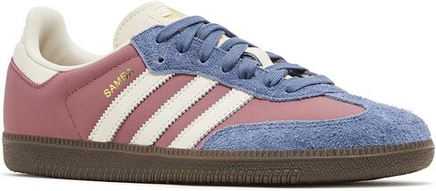 adidas Samba OG Womens, Off White/Cyber Metallic/Wonder Gold Metallic, Size 5 in Saudi Arabia