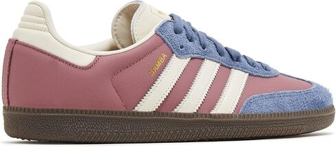 adidas Samba OG Womens, Off White/Cyber Metallic/Wonder Gold Metallic, Size 5 in Saudi Arabia