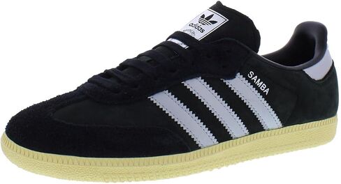 حذاء Adidas Samba OG للسيدات، أبيض فاتح/سايبر ميتاليك/ذهبي رائع، مقاس 5 in Saudi Arabia