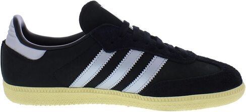 حذاء Adidas Samba OG للسيدات، أبيض فاتح/سايبر ميتاليك/ذهبي رائع، مقاس 5 in Saudi Arabia