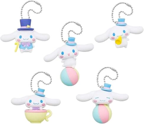 Cinnamoroll Keychains Blind Bags Figures Set - 3 Pack Cinnamoroll Blind Bags Figure Keychain Pastel Circus Collection with Stickers | Sanrio Party Favors, Supplies in Saudi Arabia